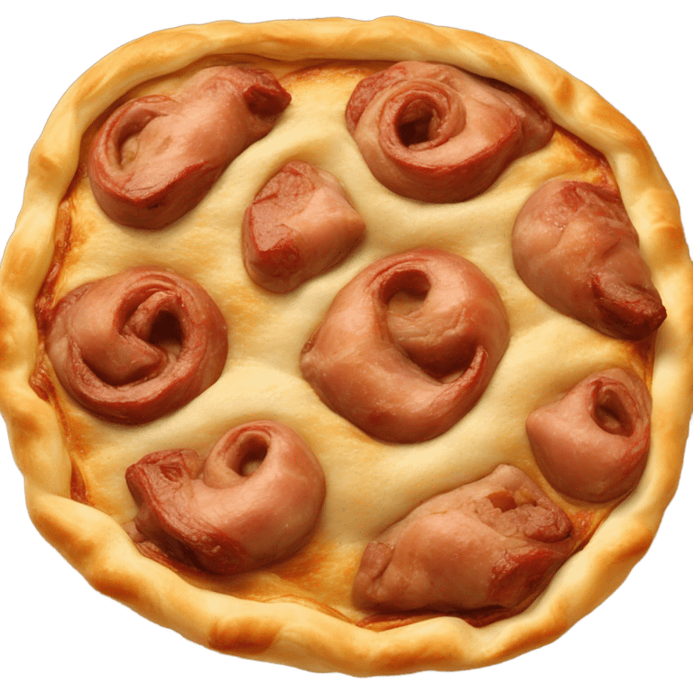 Burek with meat emoji