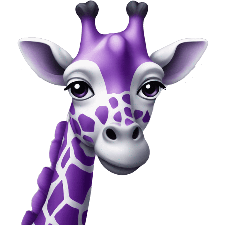 Purple Giraffe emoji