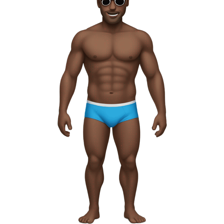 man in speedo emoji