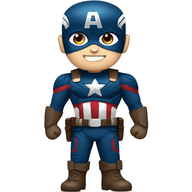 Mini captain america  emoji