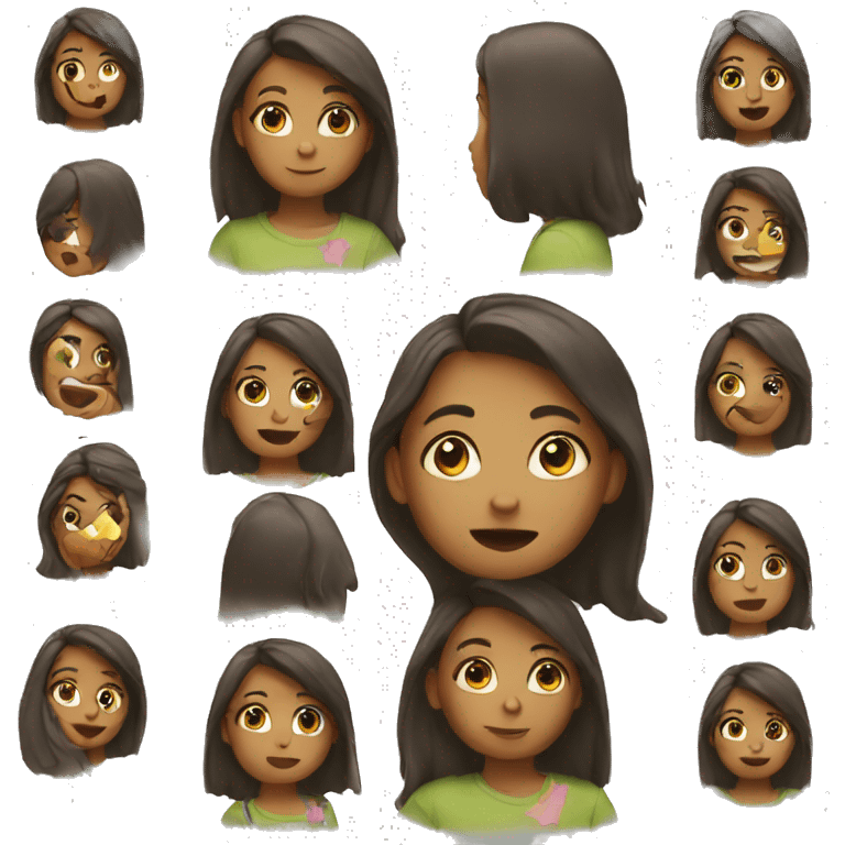 Girl talking  emoji