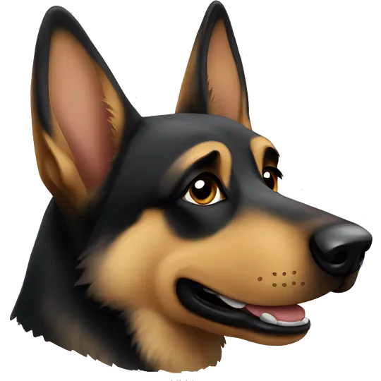 German shepherd emoji