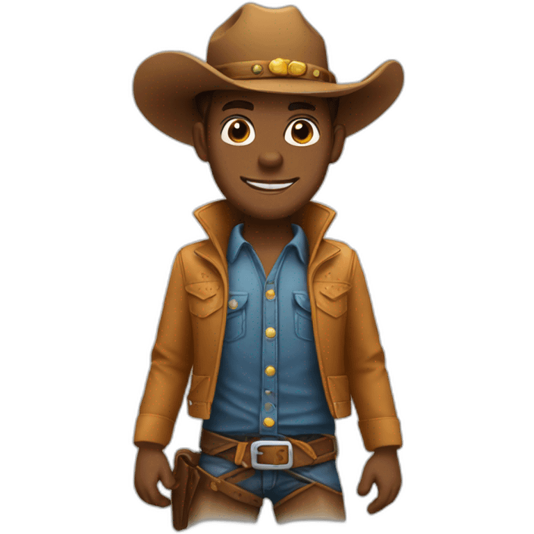 Cow-boy emoji