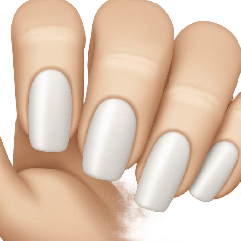 White nails emoji