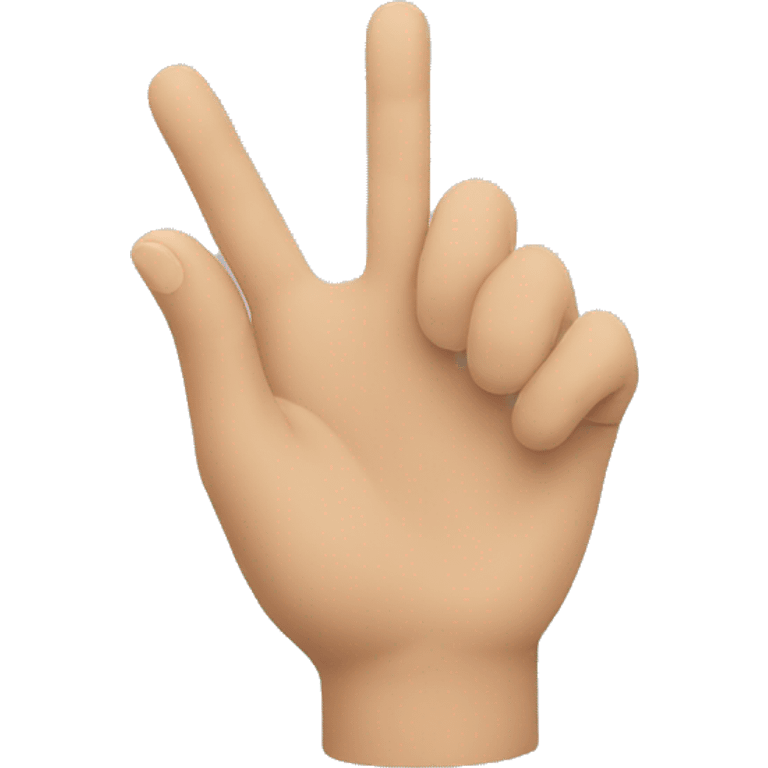 A in sign language emoji