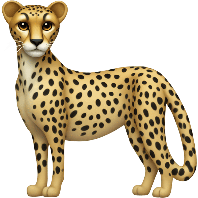 Heart cheetah  emoji