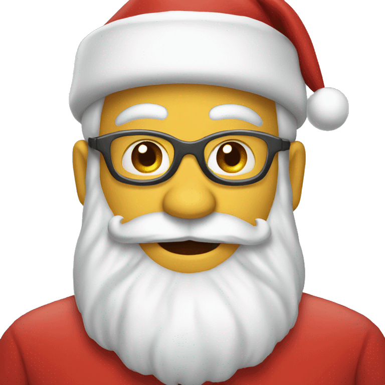 Christmas santa emoji