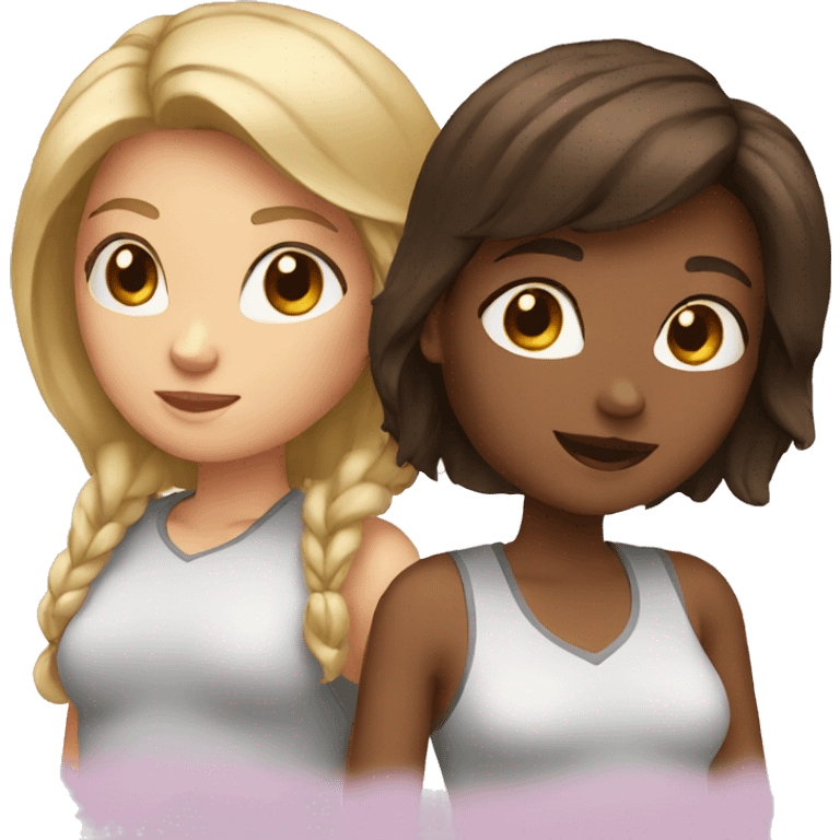 three girls  emoji