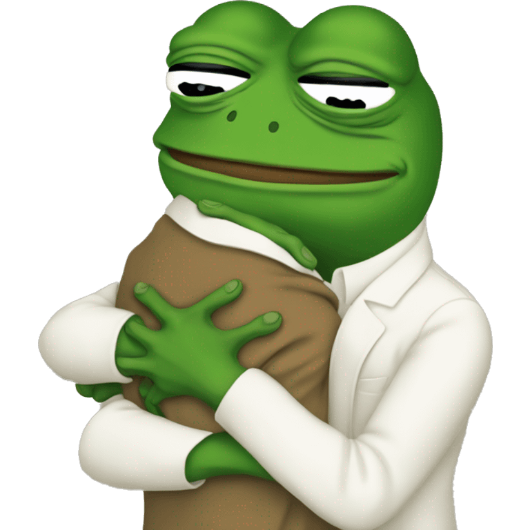 Pepe frog hugging seekers alliance emoji