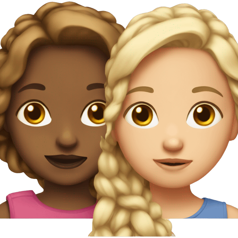 My two daughters  emoji