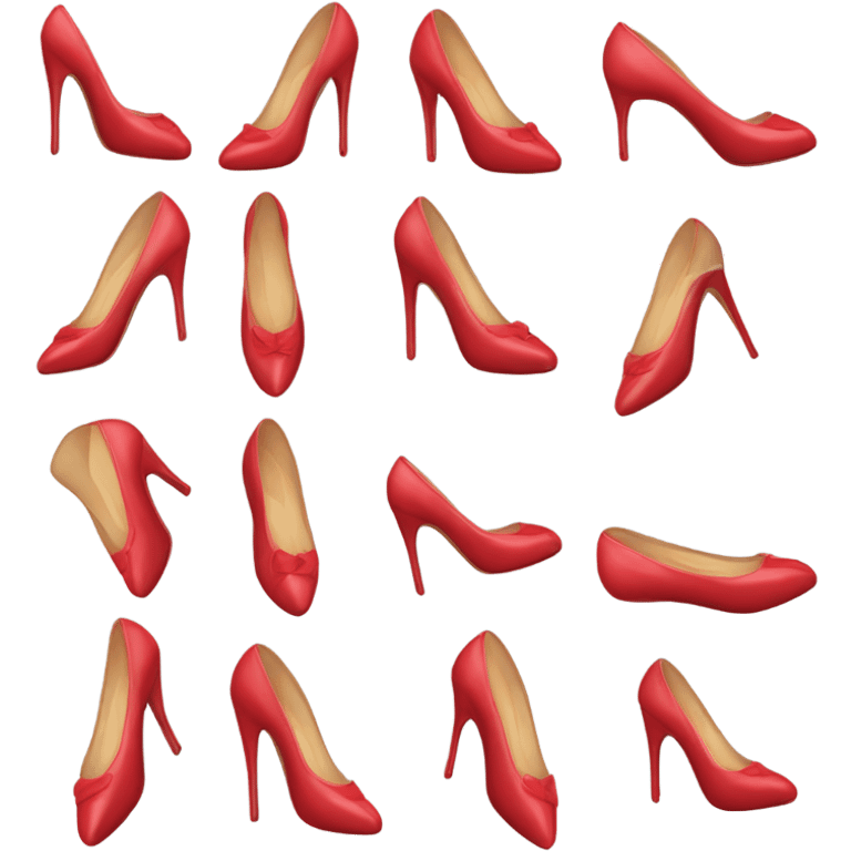 Louboutin ballet heels emoji