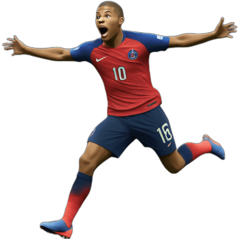 kylian mbappe goal celebration emoji