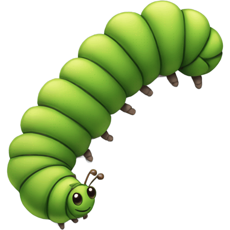 Long caterpillar emoji