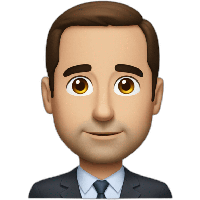 Micheal Scott avec une tasse de café  emoji