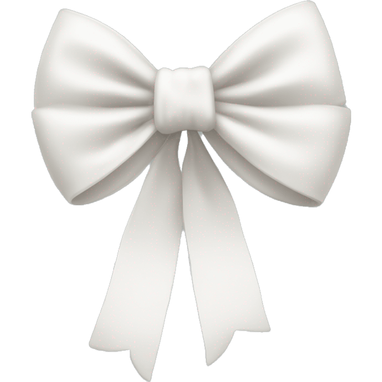 White bow  emoji