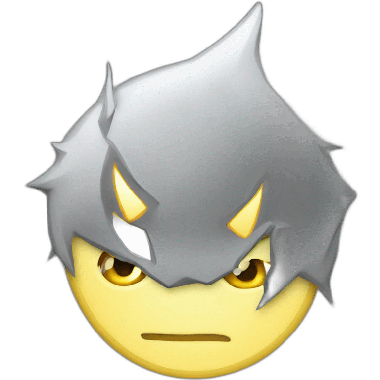 lightning black emoji