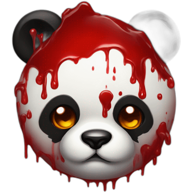 bloody panda emoji