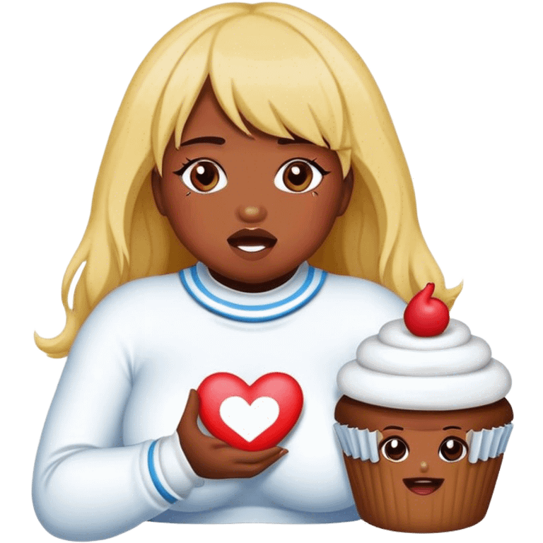 Cupcakke in CPR emoji