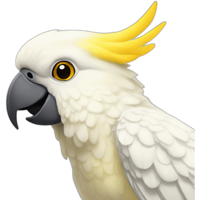 yellow crested cockatoo emoji