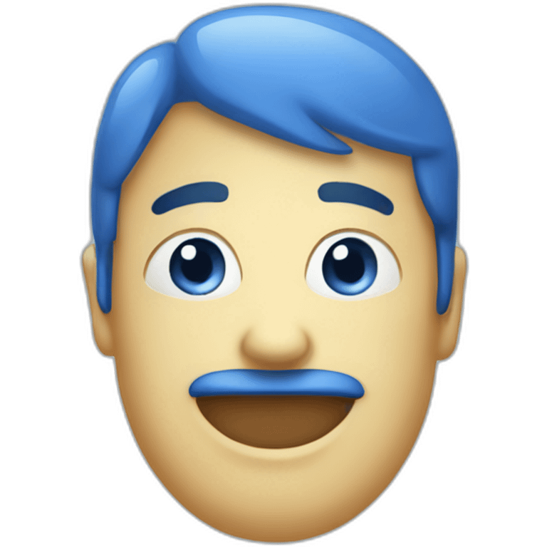 pastèque bleu emoji