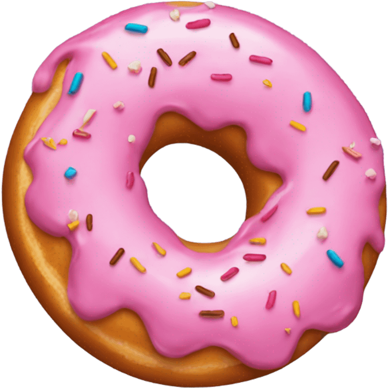 Doughnut with the name Madison on it emoji