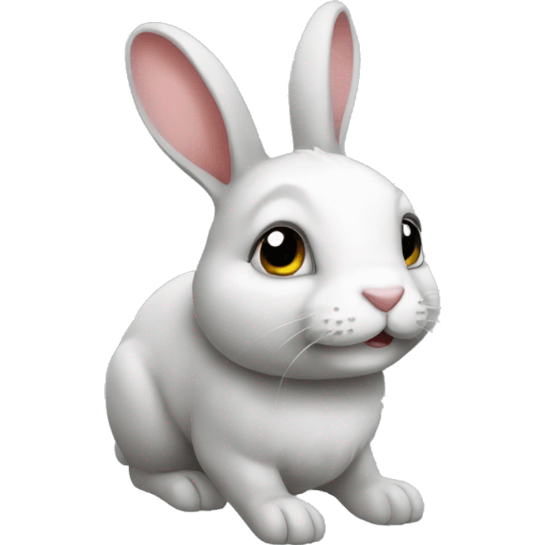 Rabbit with Funke emoji