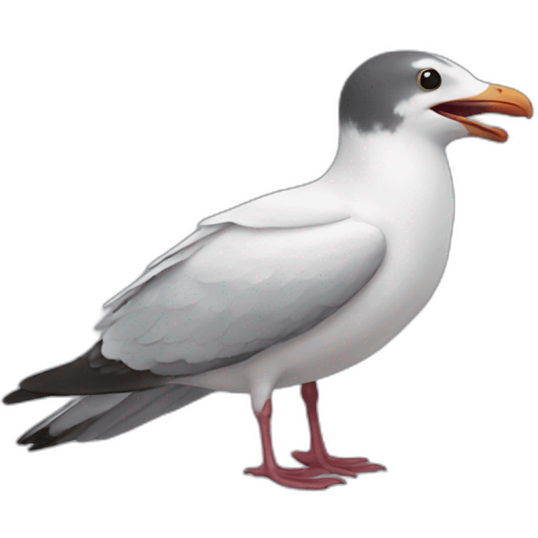 seagull bat emoji