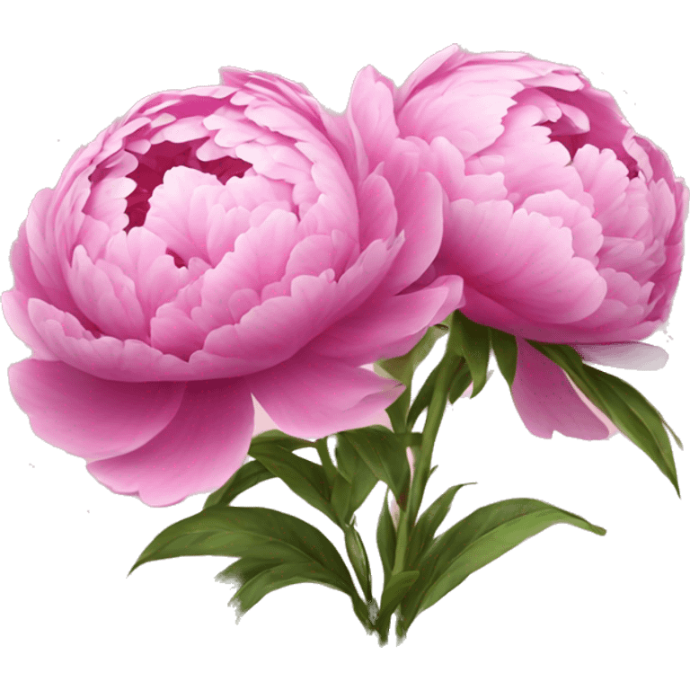 peonies flowers emoji