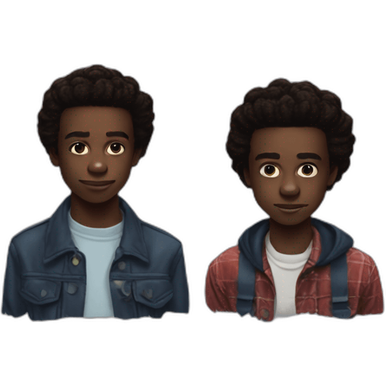 Caleb McLaughlin Lucas Sinclair stranger things  emoji