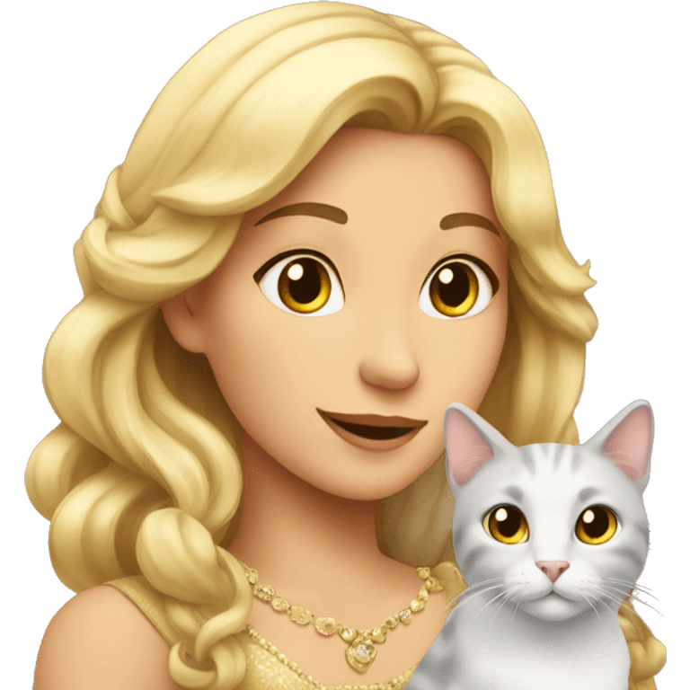 princess with cat emoji