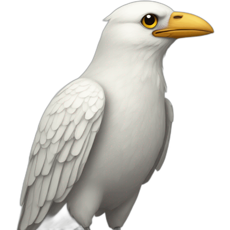 white crow emoji