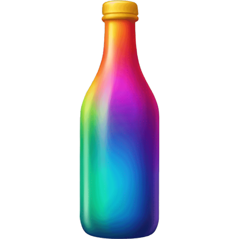 a colorful bottle emoji