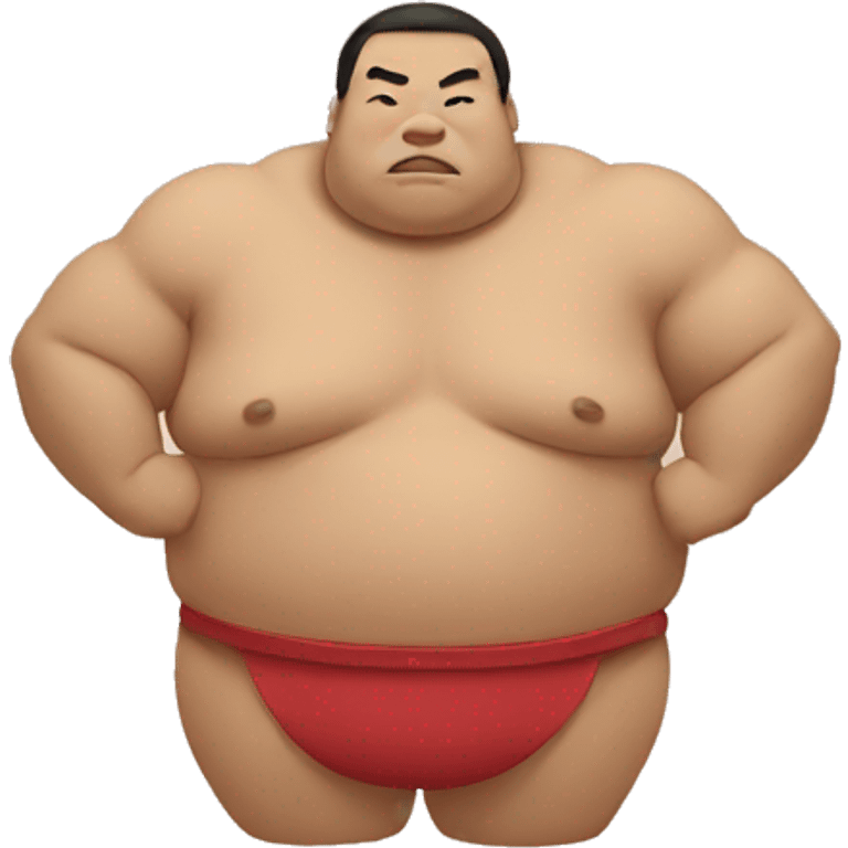 sumo wrestlers emoji