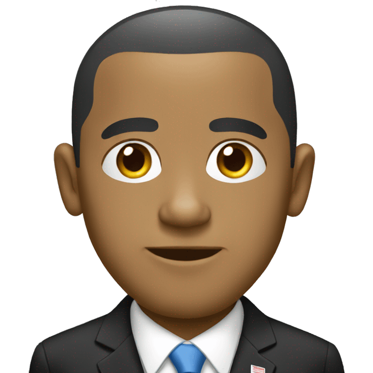 white obama emoji