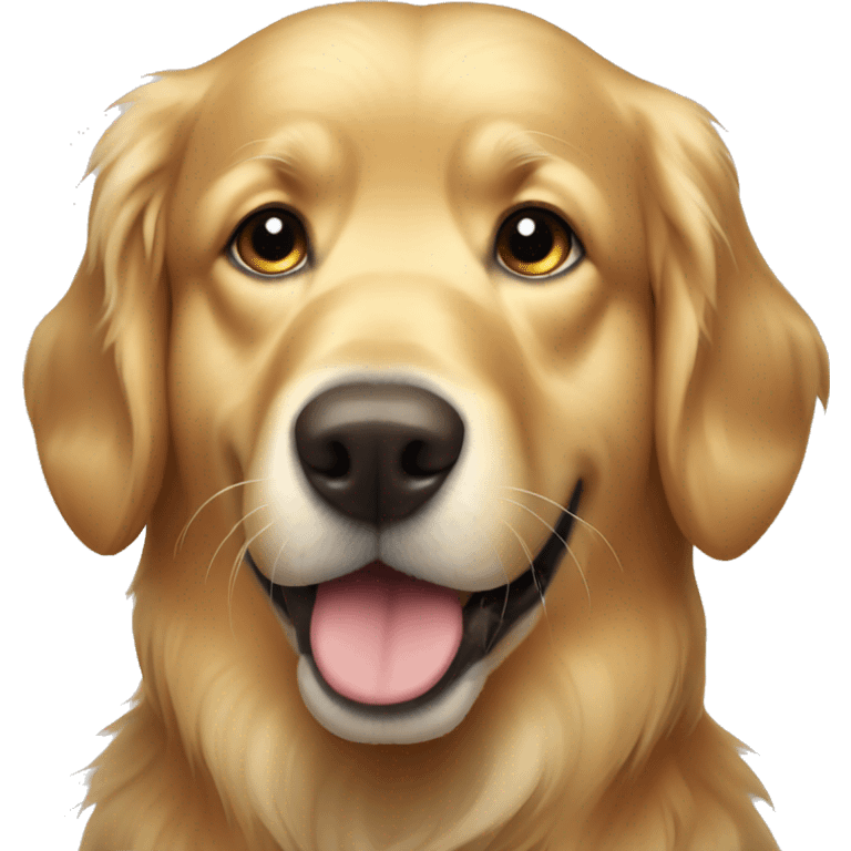 old golden retriever  emoji