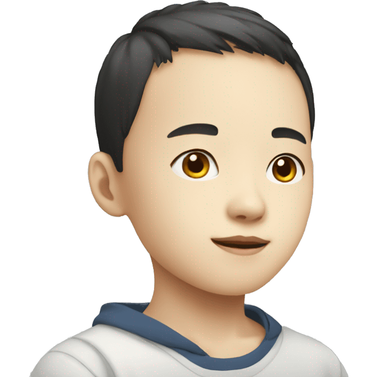 korean boy, AI research emoji