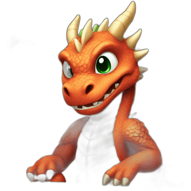 Dragon who play video games emoji