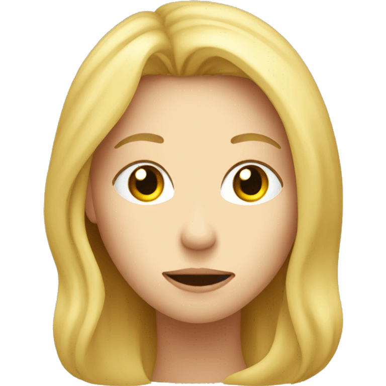 blonde face with question marks all around emoji