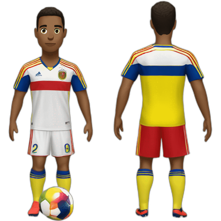 futbolistas de colombia emoji