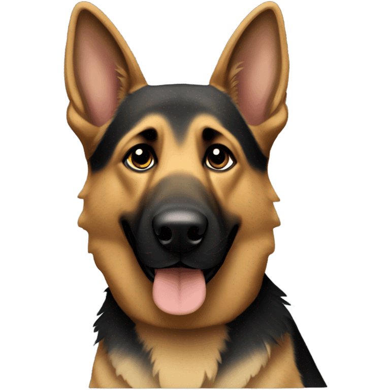 Short haired German shepherd  emoji