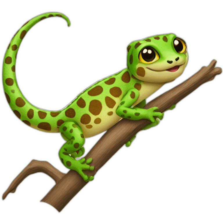 gecko leopard emoji