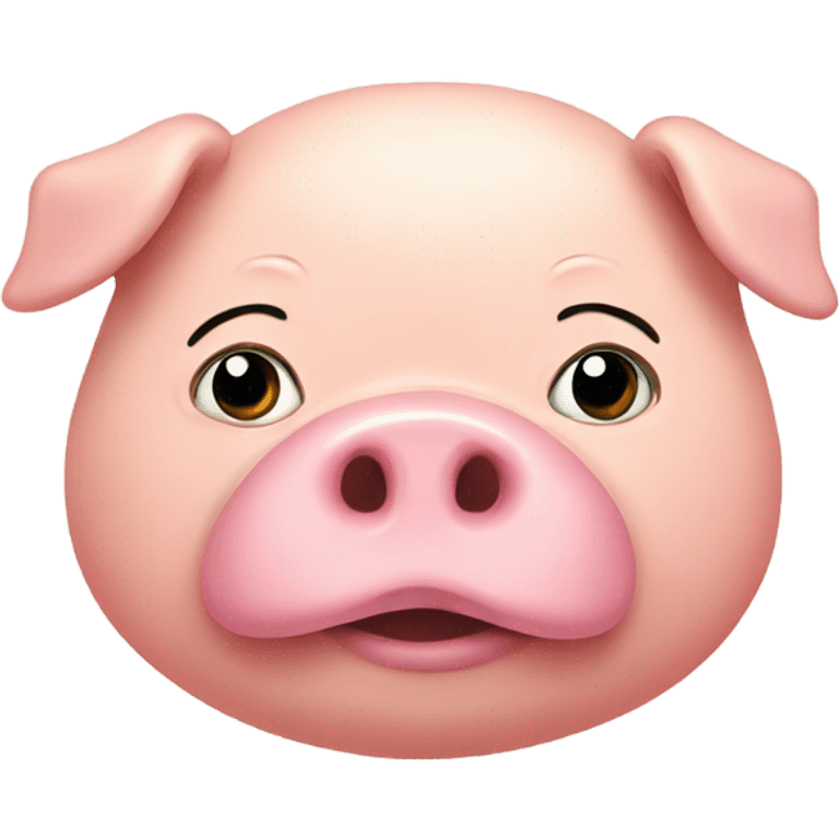 Fat pig emoji