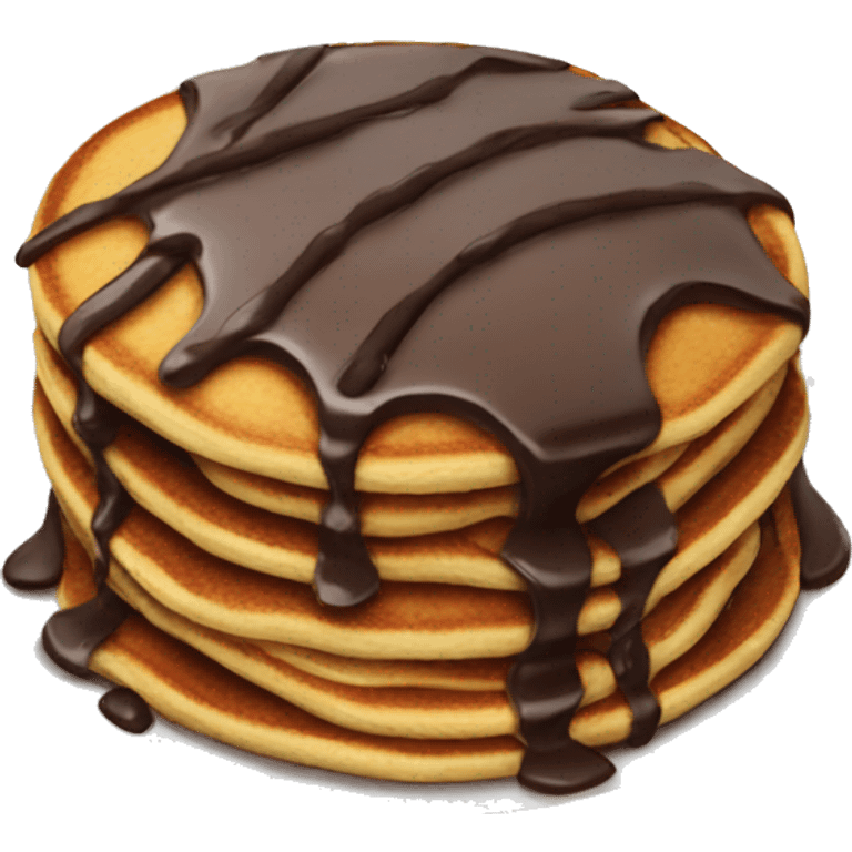 Chocolate pancakes emoji