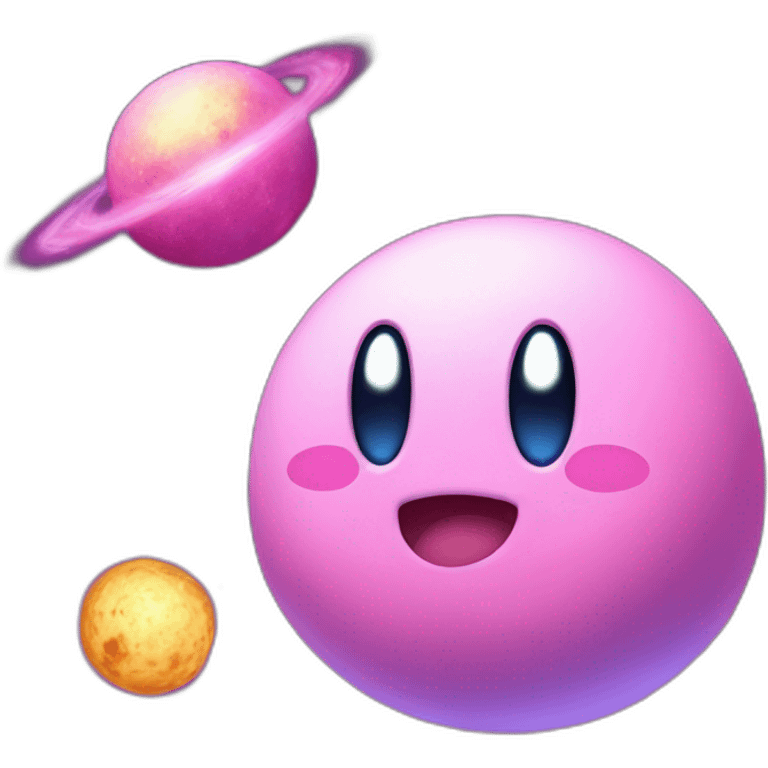 Galaxy Kirby emoji