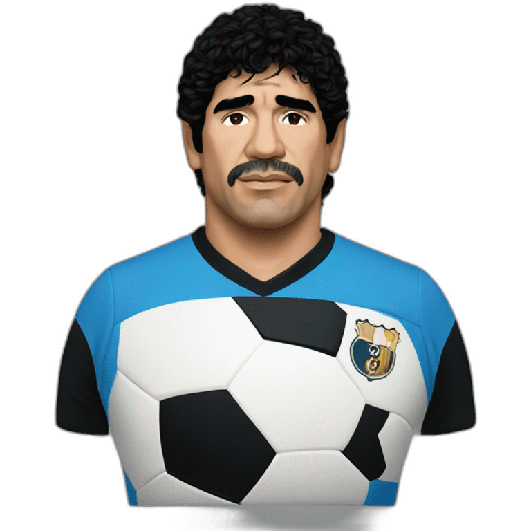 Maradona 2010 look emoji