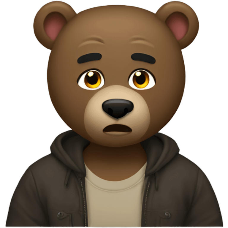 Kanye bear emoji