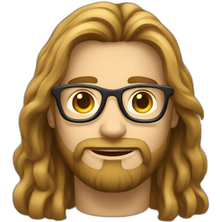 javascript developer with long hair emoji