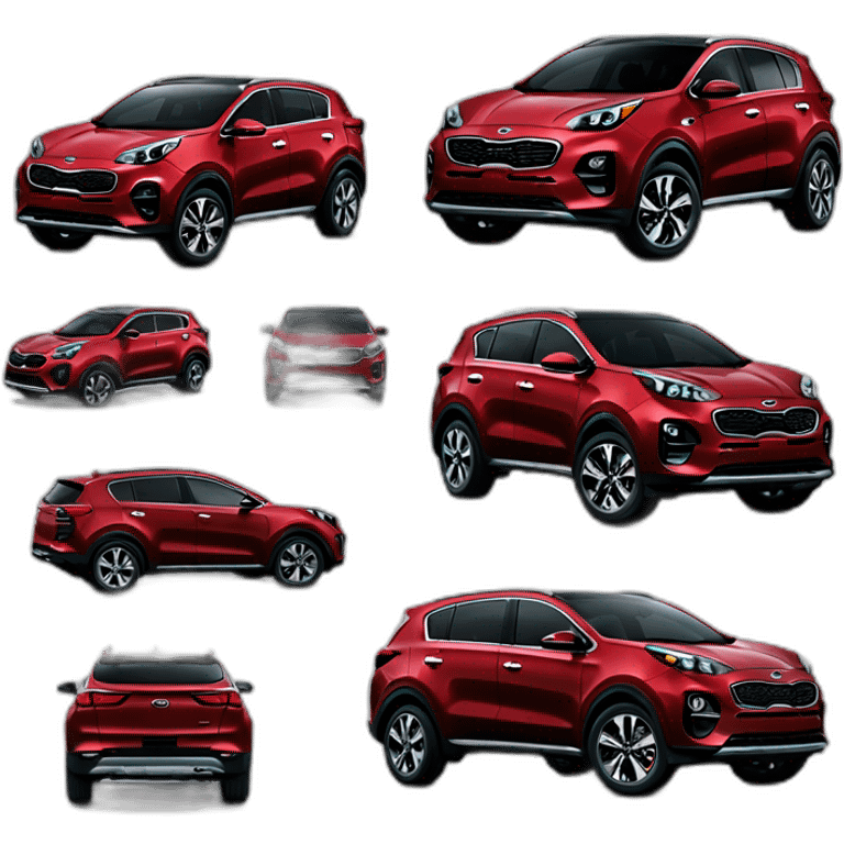 red kia sportage from 2023 emoji