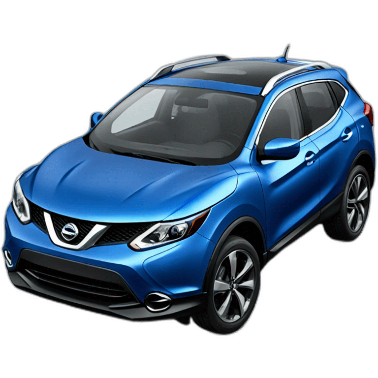 blue nissan qashqai car emoji