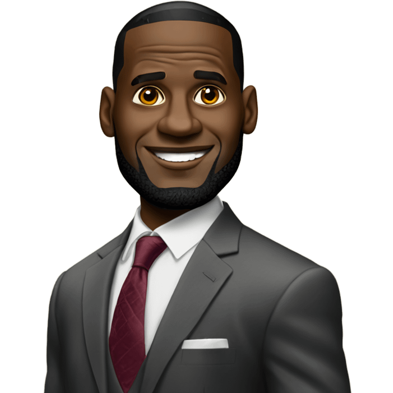 LeBron James in a bathinh suit emoji